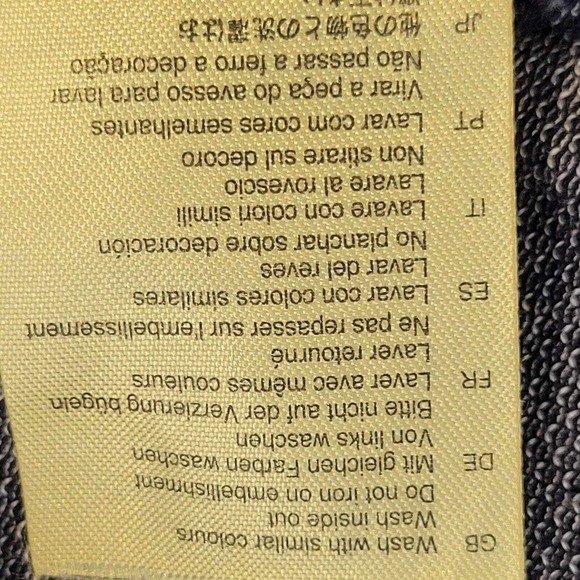 Scotch & Soda Polo Shirt Off The Grid Men's 2XL Navy White Textured Short Sleeve - Picture 10 of 11